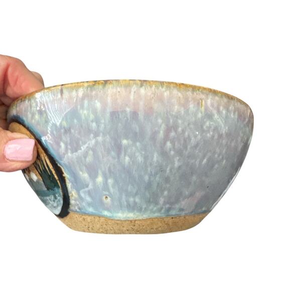 Vintage Mexican Netzi Tonala Stoneware Pottery Bowl - Picture 7 of 10